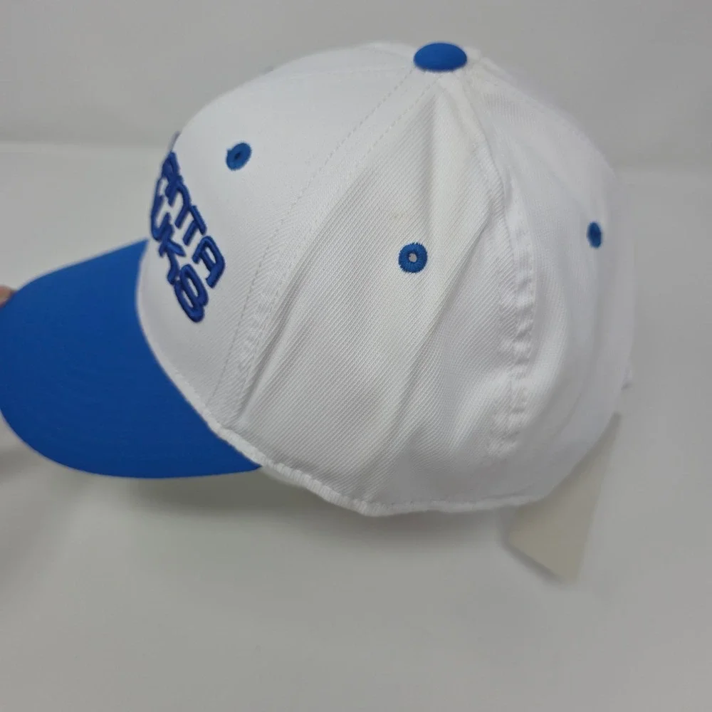 Adidas Atlanta Hawks Hat OSFA Snapback NBA Basketball Blue White Sample Cap